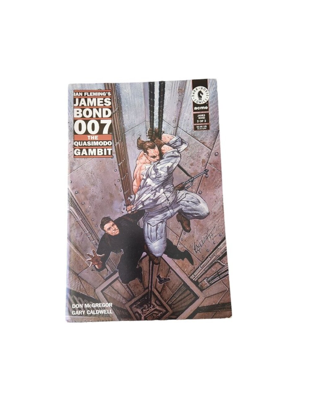 Dark Horse James Bond The Qusimodo Gambit #3 1995 Comic Book Bagged Boarded
